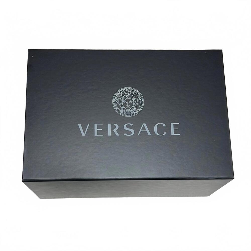 Versace Luxury Black Box Magnetic Closure 11x5 Rectangular